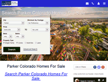 Tablet Screenshot of parkercoloradohomecenter.com